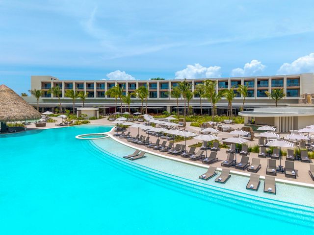 The pool at ​Zemi Miches Punta Cana All-Inclusive Resort, Curio Collection by Hilton.