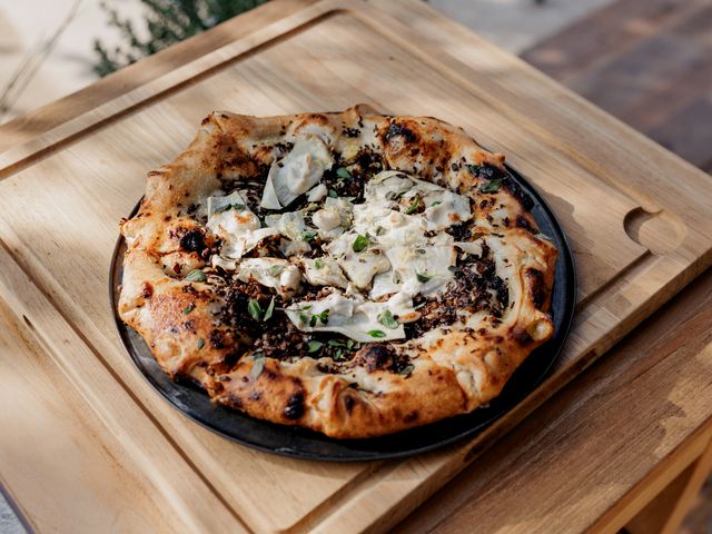 A pizza from Wildland in Carlsbad, California.