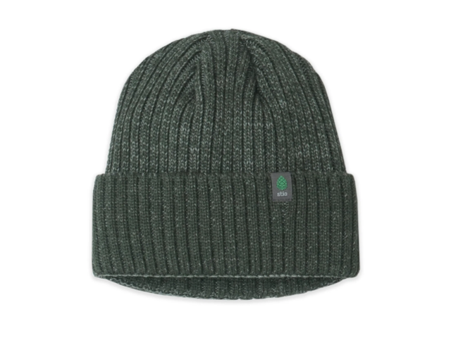 A beanie hat against a white background.